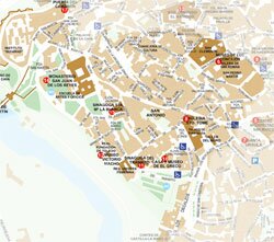 Plano de la Juder&iacute;a de Toledo